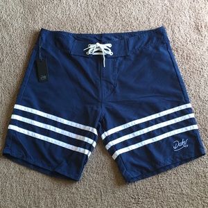 Daku Outdoors Swim Shorts NAVY made in LosAngeles
